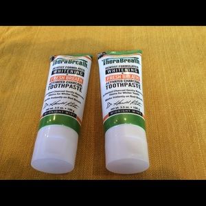 Lot of 2 Therabreath Whitening Charcoal Toothpaste